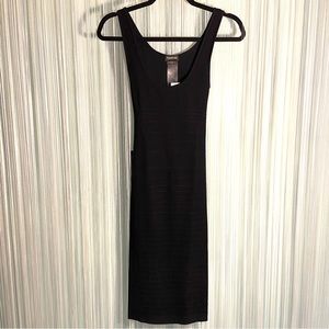 Bebe Open Back Midi Dress NWT